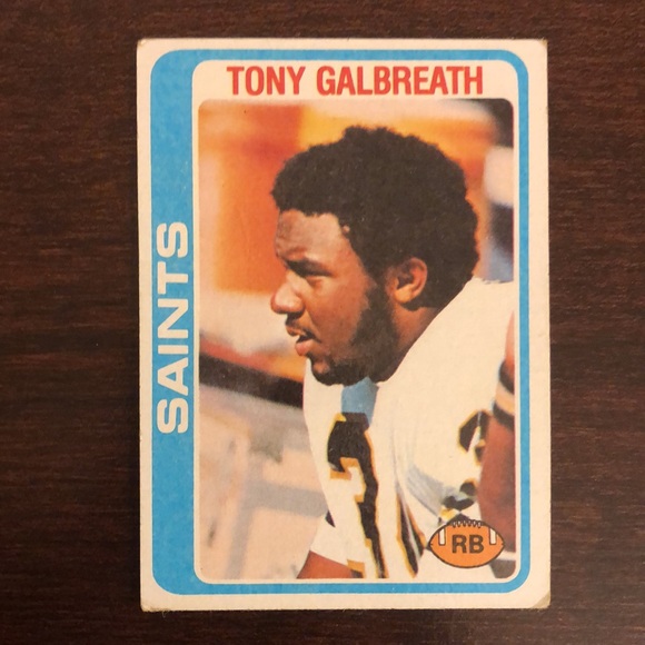 Vintage Topps NFL New Orleans Saints Football Card Bundle - Picture 8 of 9